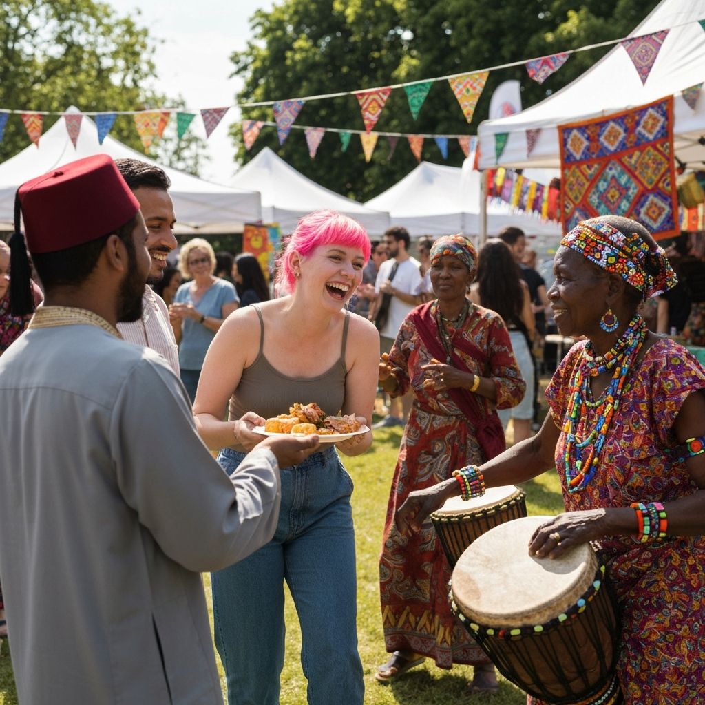 Célébration de la diversité au festival